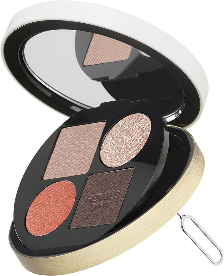 HERMÈS Ombres d'Hermès, powder quartet for the eyes refill, Ombres Fauves