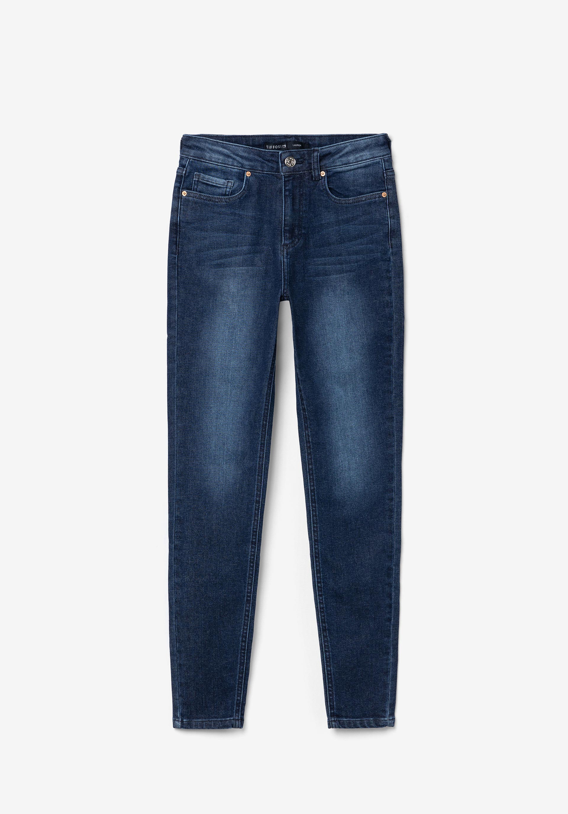 Jeans Lauren Skinny Cintura Alta