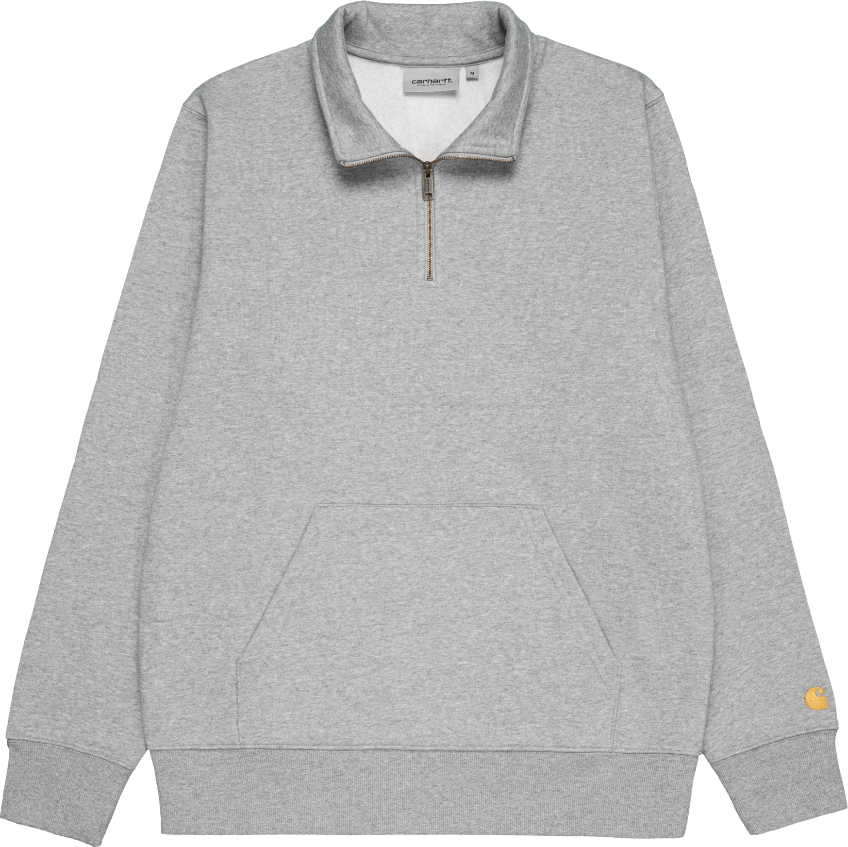 Carhartt WIP Chase Neck HalfZip Sweatshirt Grau