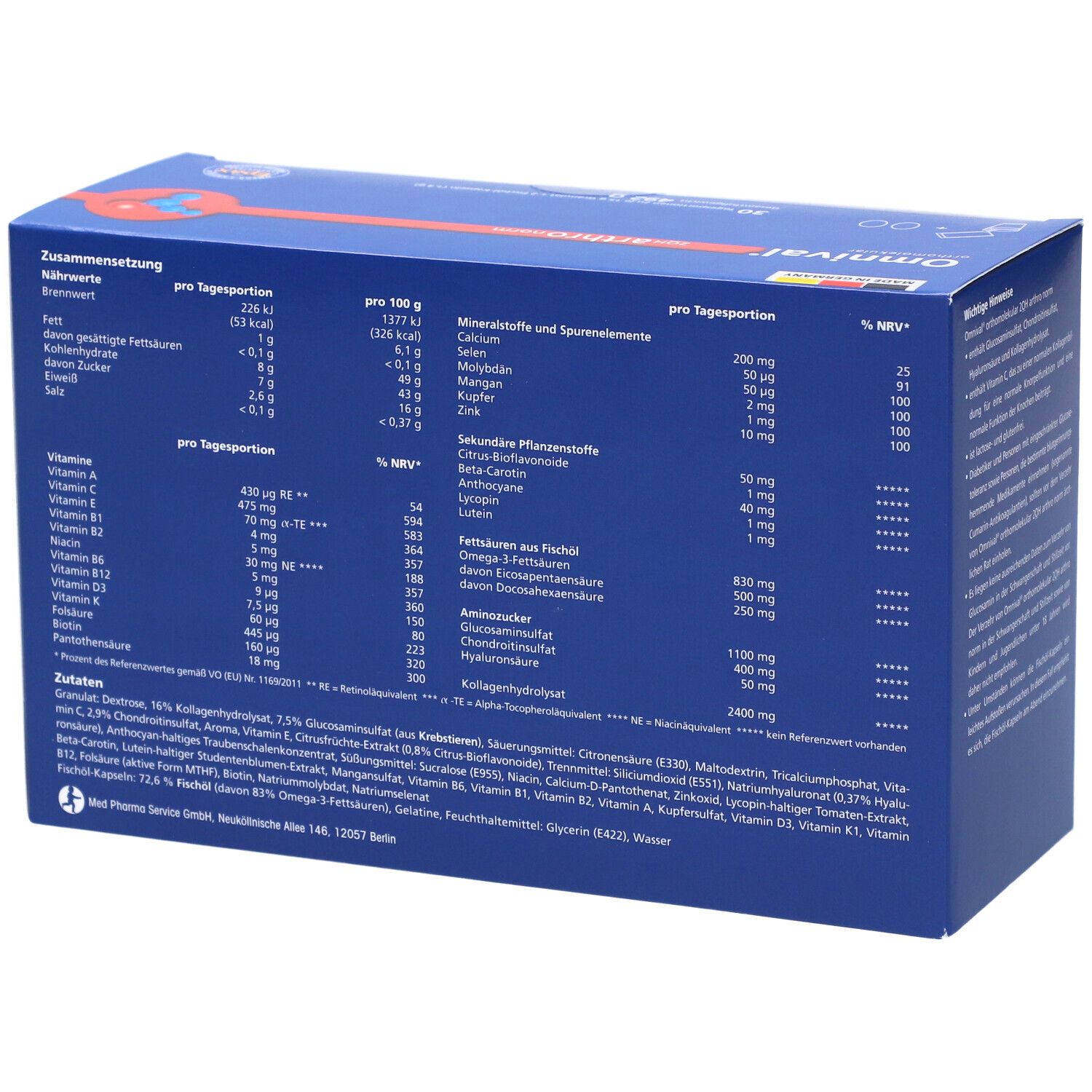 Omnival® orthomolekular 2OH arthro norm