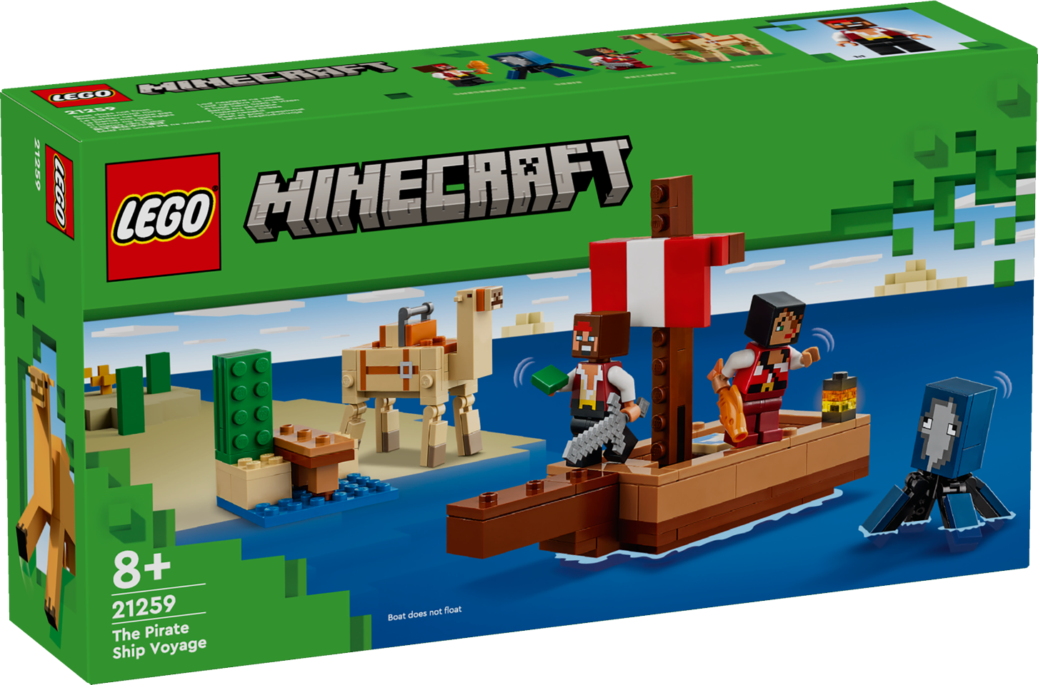 LEGO Minecraft - Piratskibsrejsen (21259)