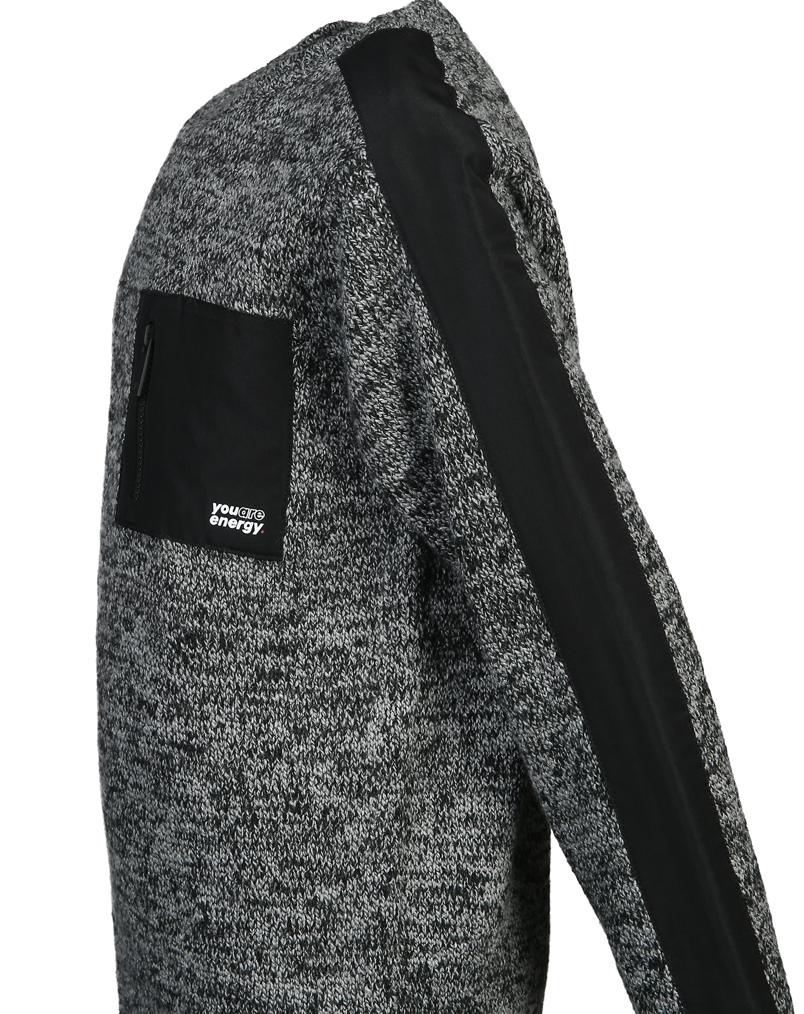 Pullover ENERGY in grau meliert