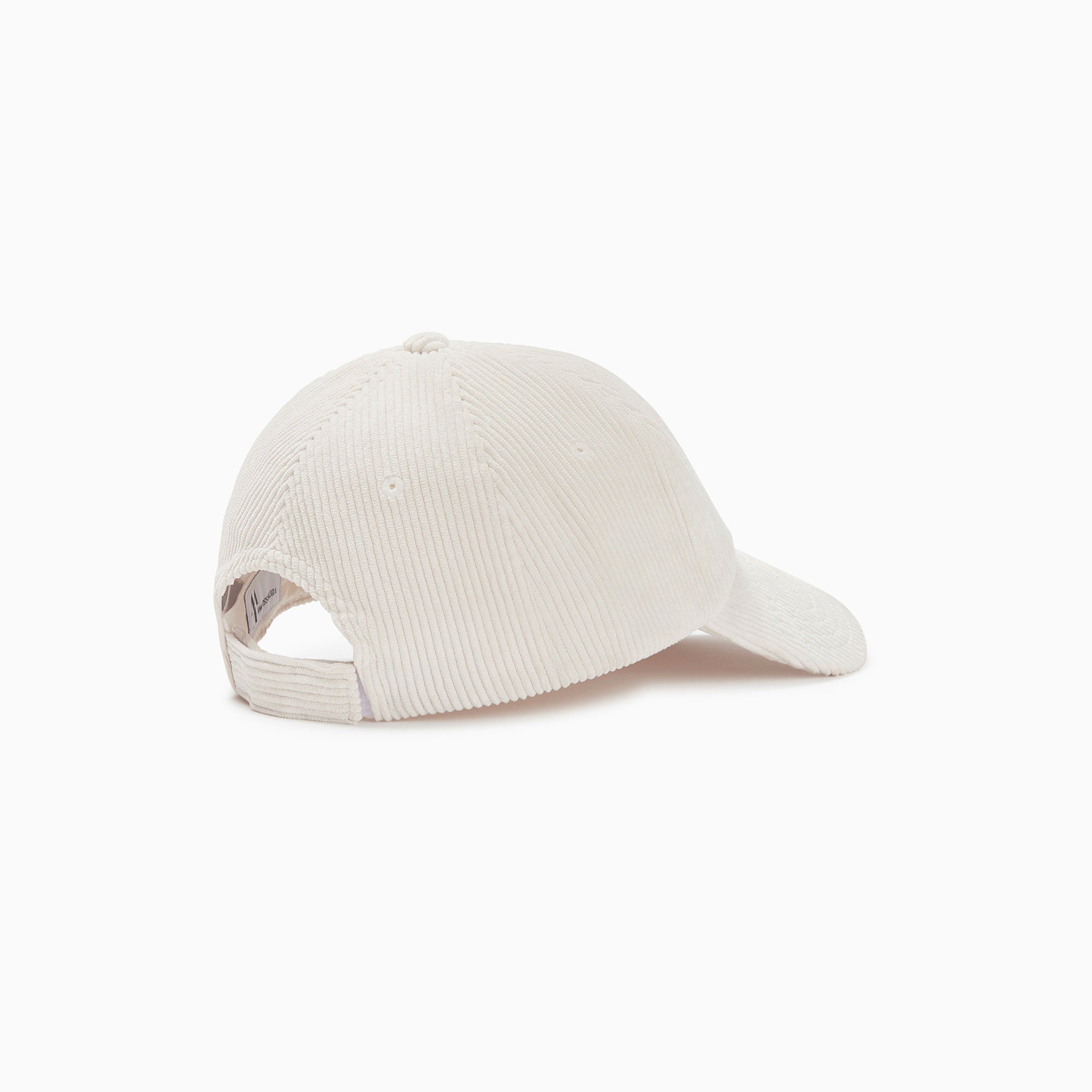 Casquettes-Casquette Jess ivoire en velours côtelé
