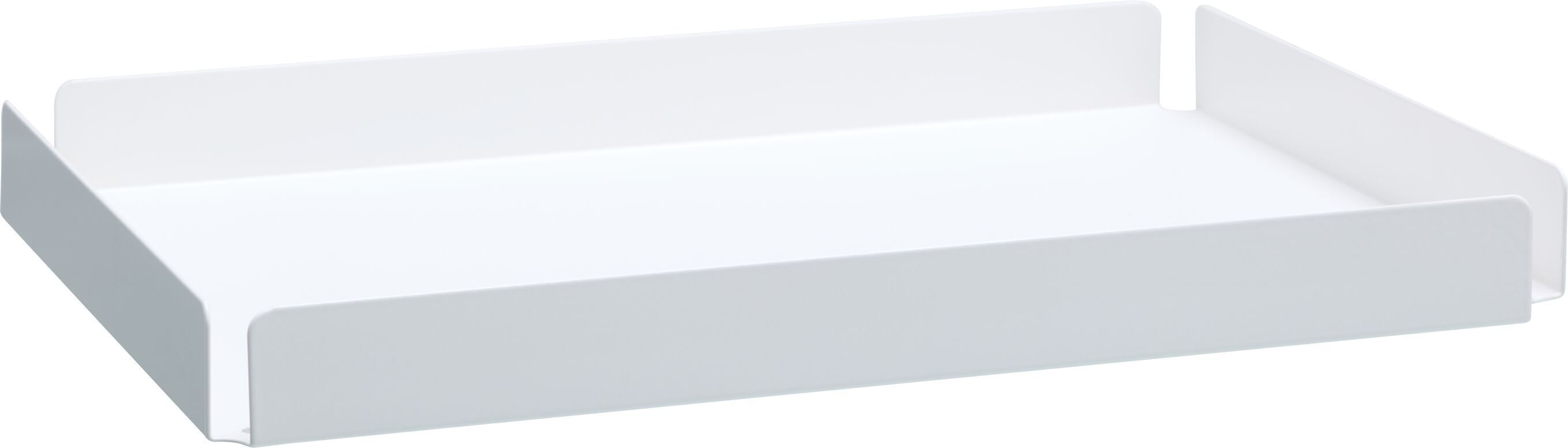 NOTCH Papierablage - Weiss / B: 32.2 cm x T: 23.1 cm x H: 3.1 cm