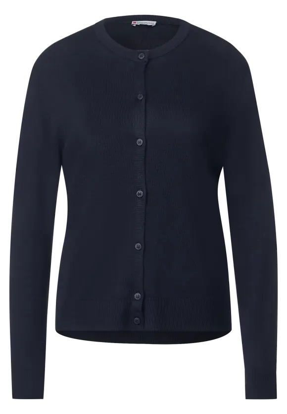 Basic Cardigan - deep blue