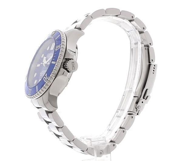 Depth Charge Stainless Steel Blue Dial Dive Watch