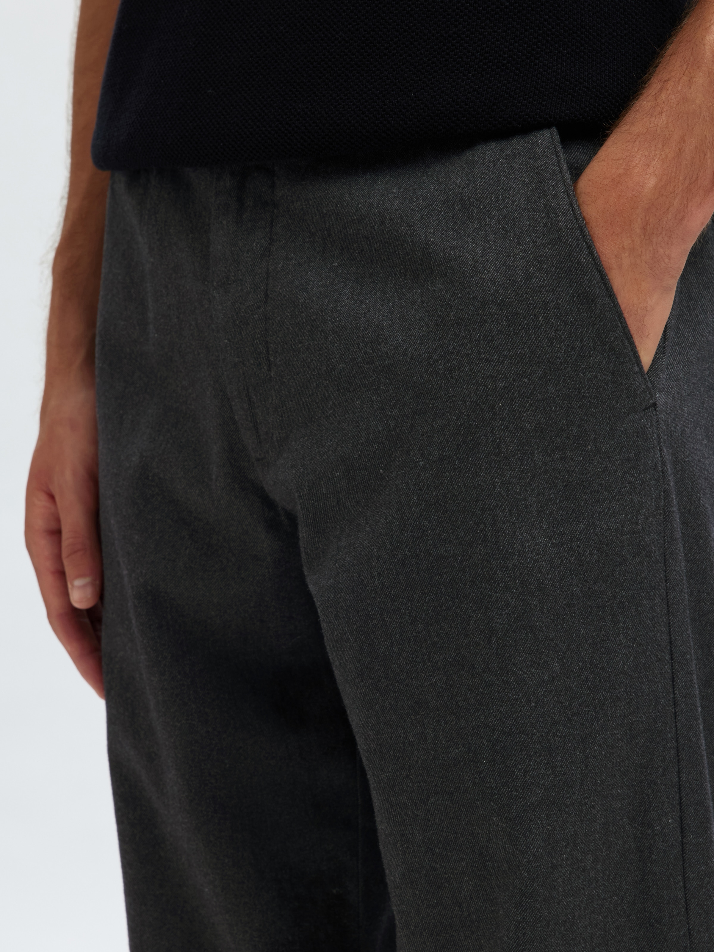 SELECTED HOMME Chinohose »SLH175-SLIM MILES BRUSHED PANTS W NOOS«
