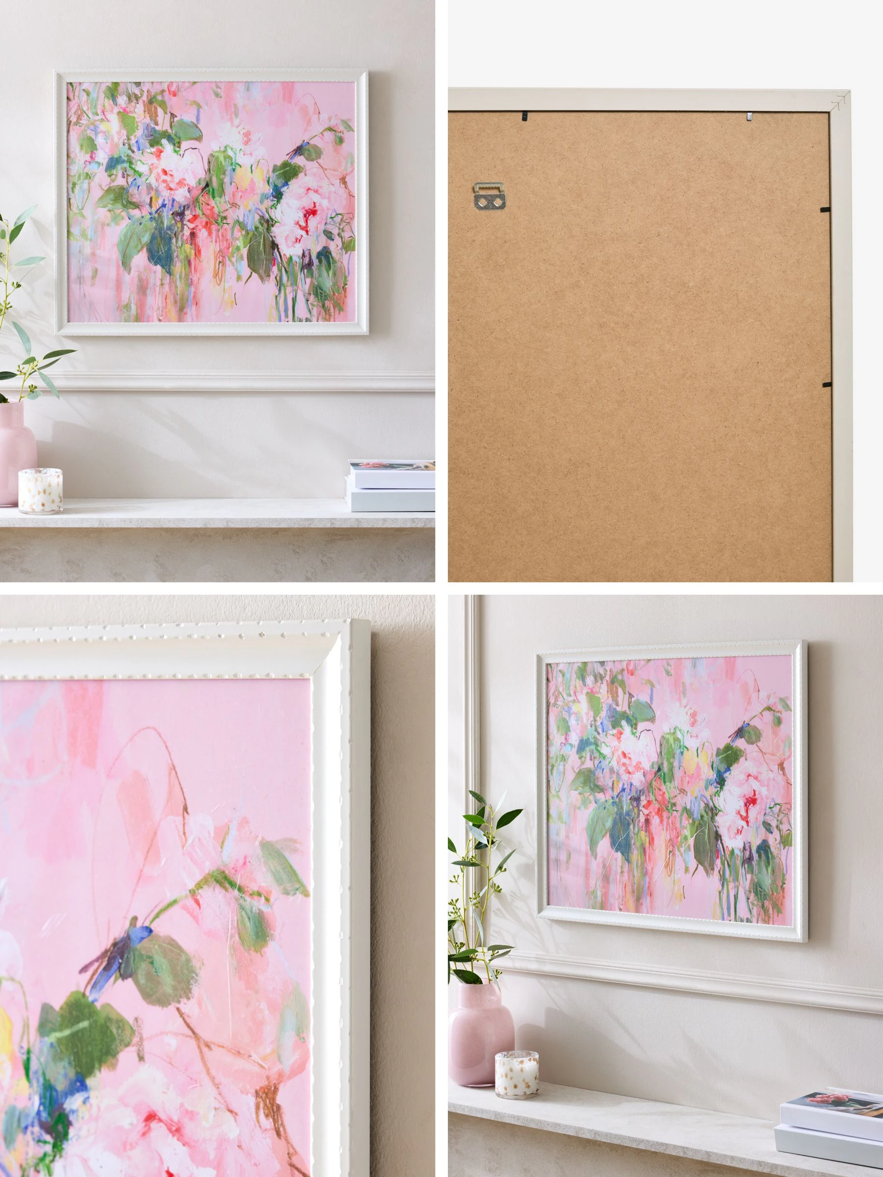 Wild Rose Floral By Sonal Nathwani Wall Art