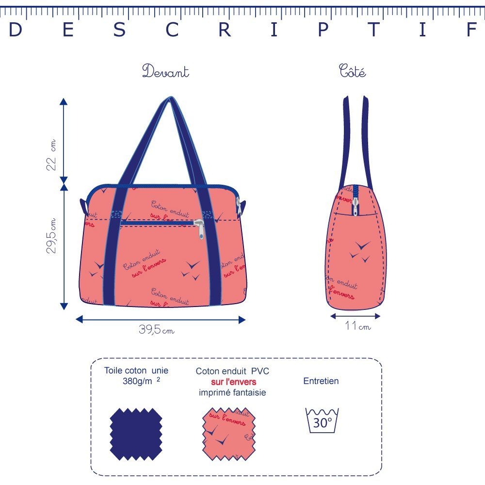 Sac Bowling Feuillage Encre De Chine