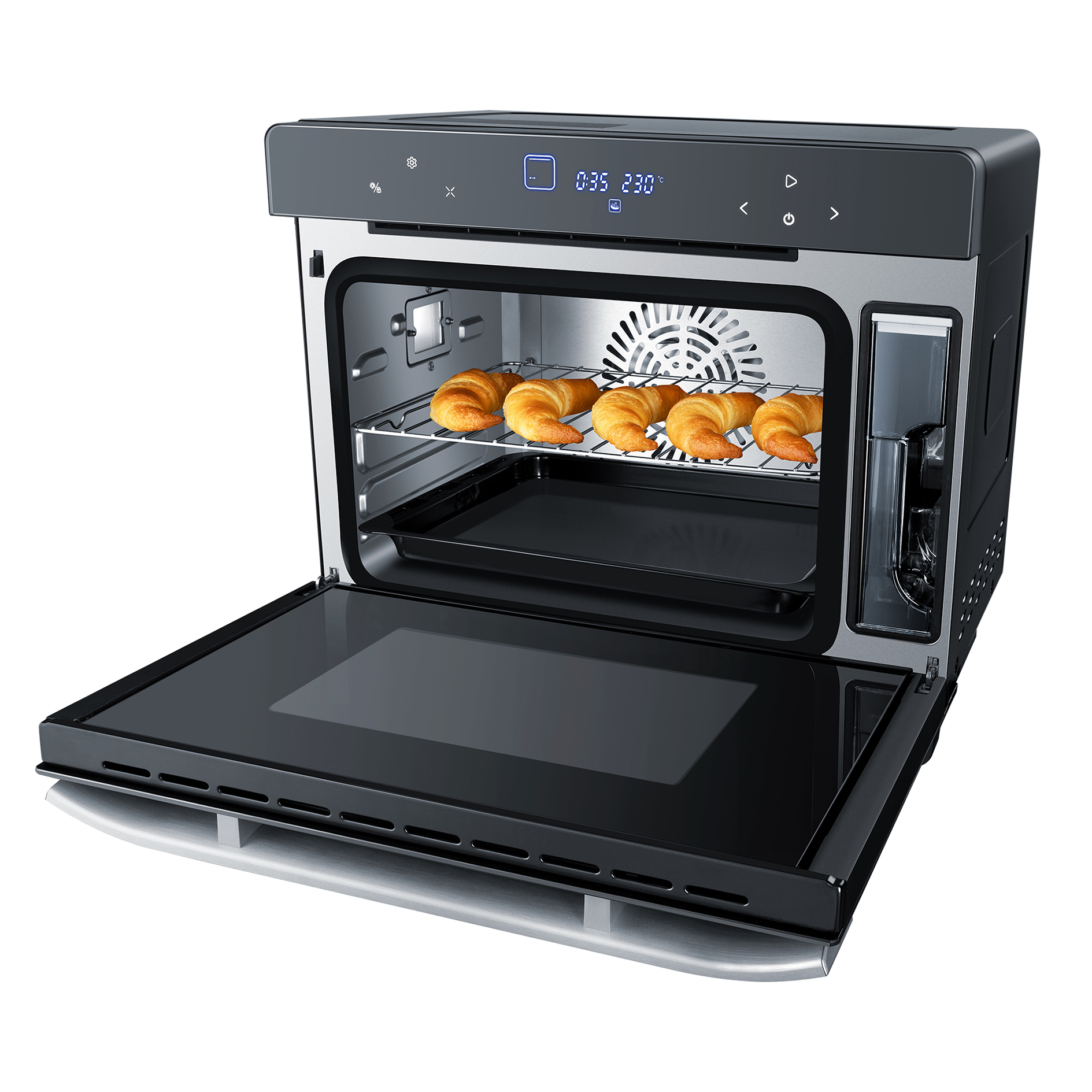 STEBA Multifunktions-Dampfbackofen DG 80 - schwarz - 1900 Watt