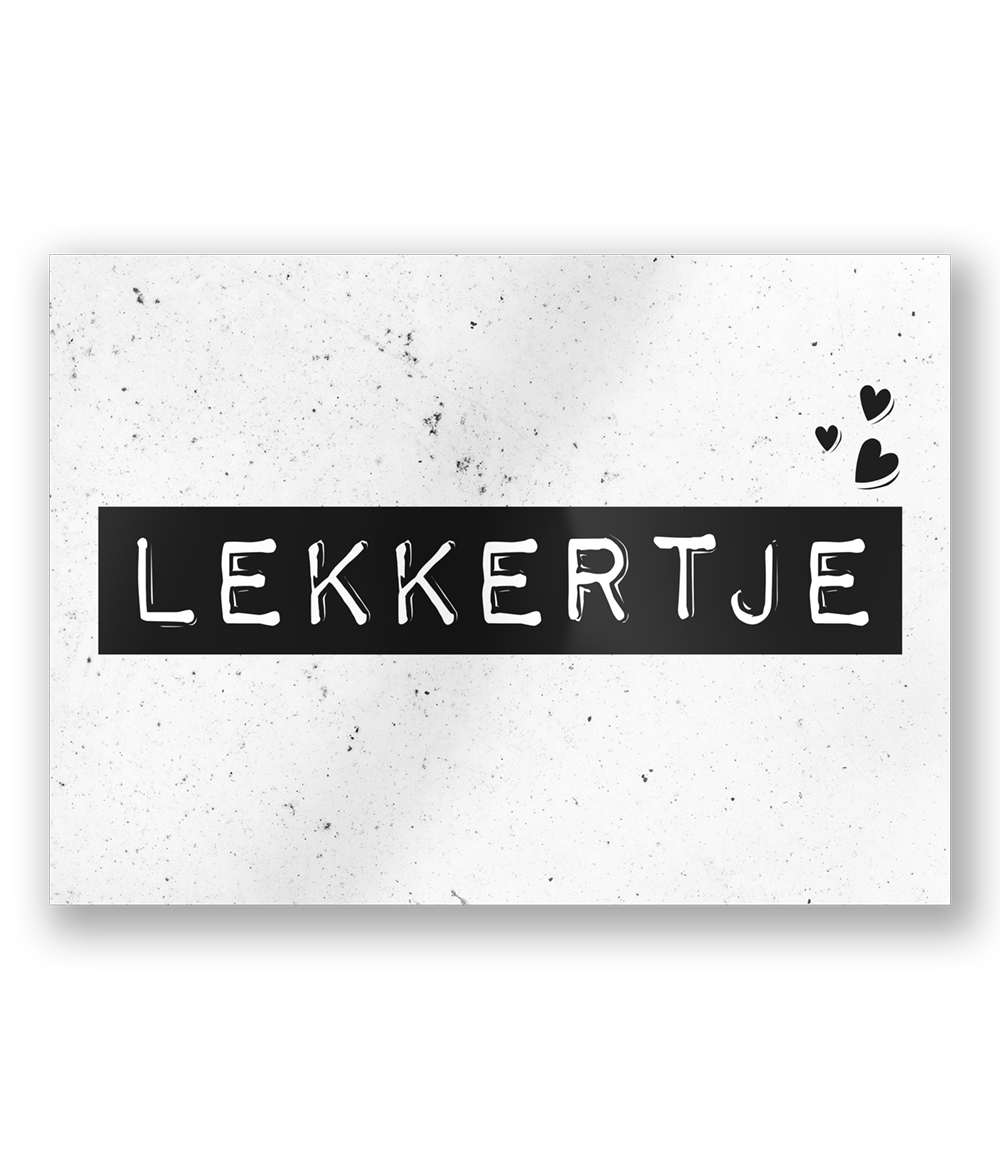 Wenskaart Lekkertje 15cm