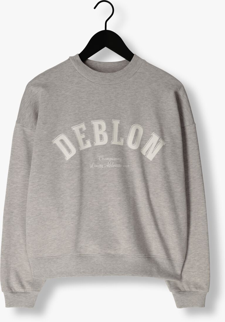 DEBLON SPORTS grijze deblon sports sweater cia sweater
