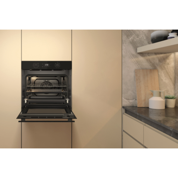 Whirlpool Oven multifunctioneel 60cm zwart hydrolyse