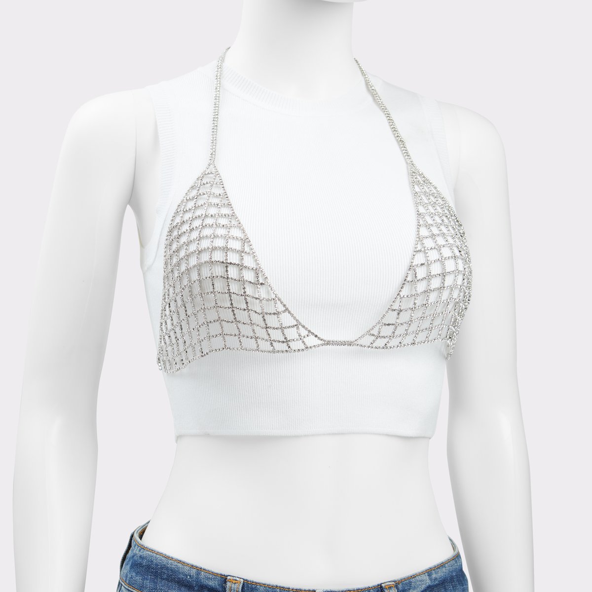 Elanalia Silver-Clear Multi Women Body jewelry