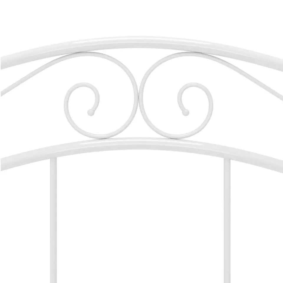 vidaXL - Metalen bed frame - Wit - 120x200 cm