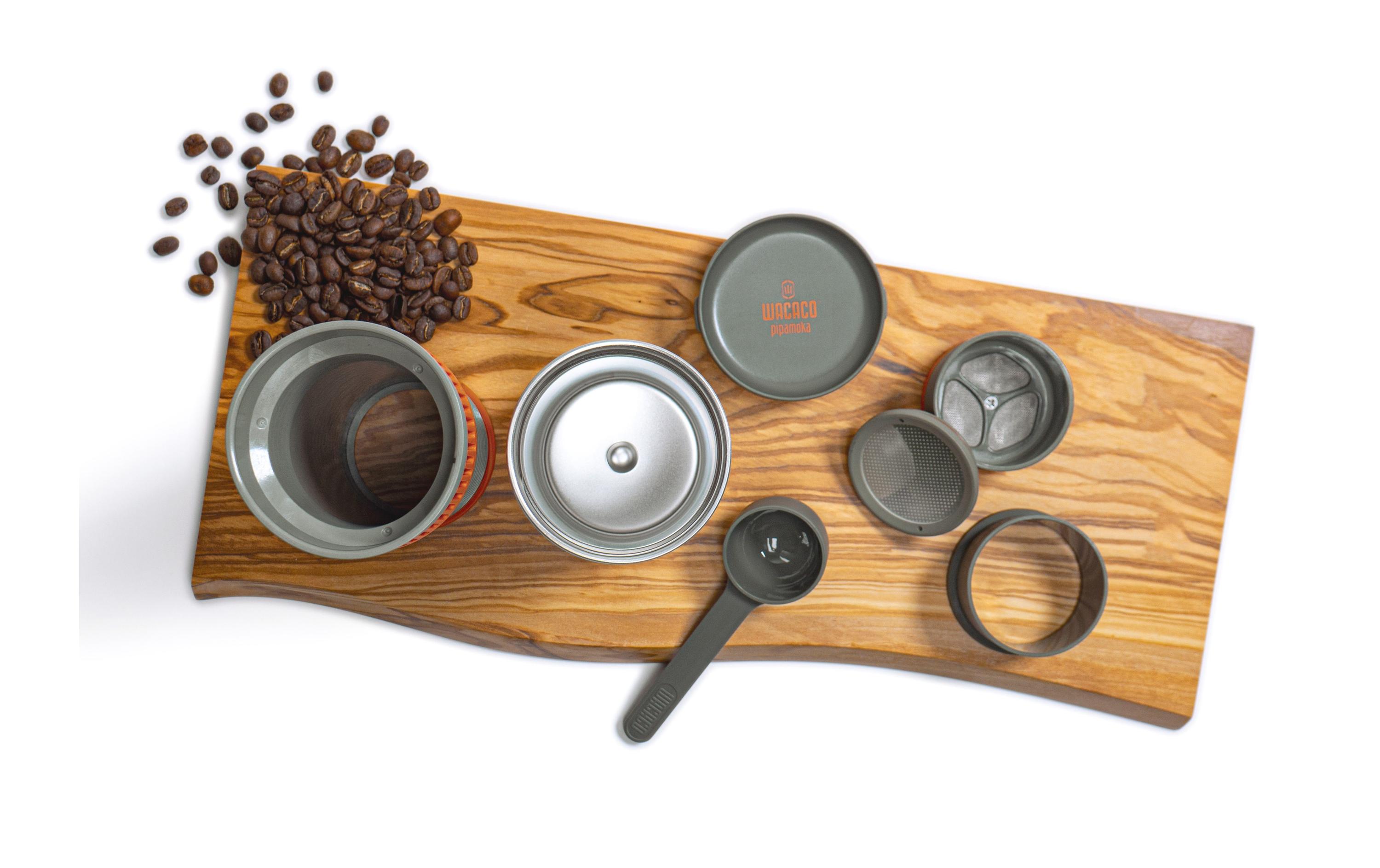 Reisekaffeemaschine Pipamoka Pipa Kaffee gemahlenReisekaffeegerät