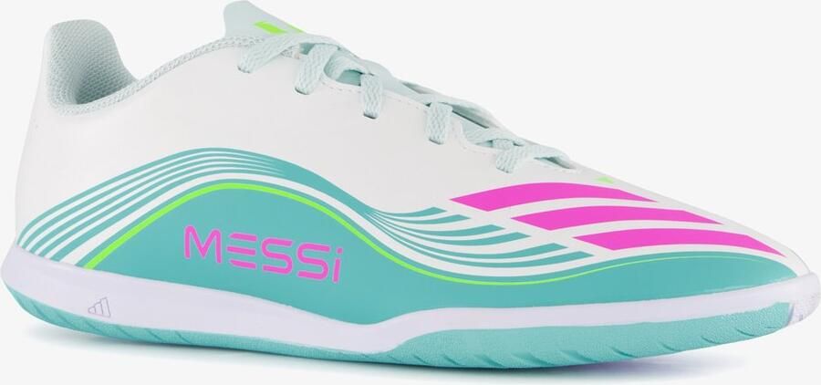Adidas F50 Messi Club kinder zaalschoenen blauw Gymschoenen 2 3 Uitneembare zool
