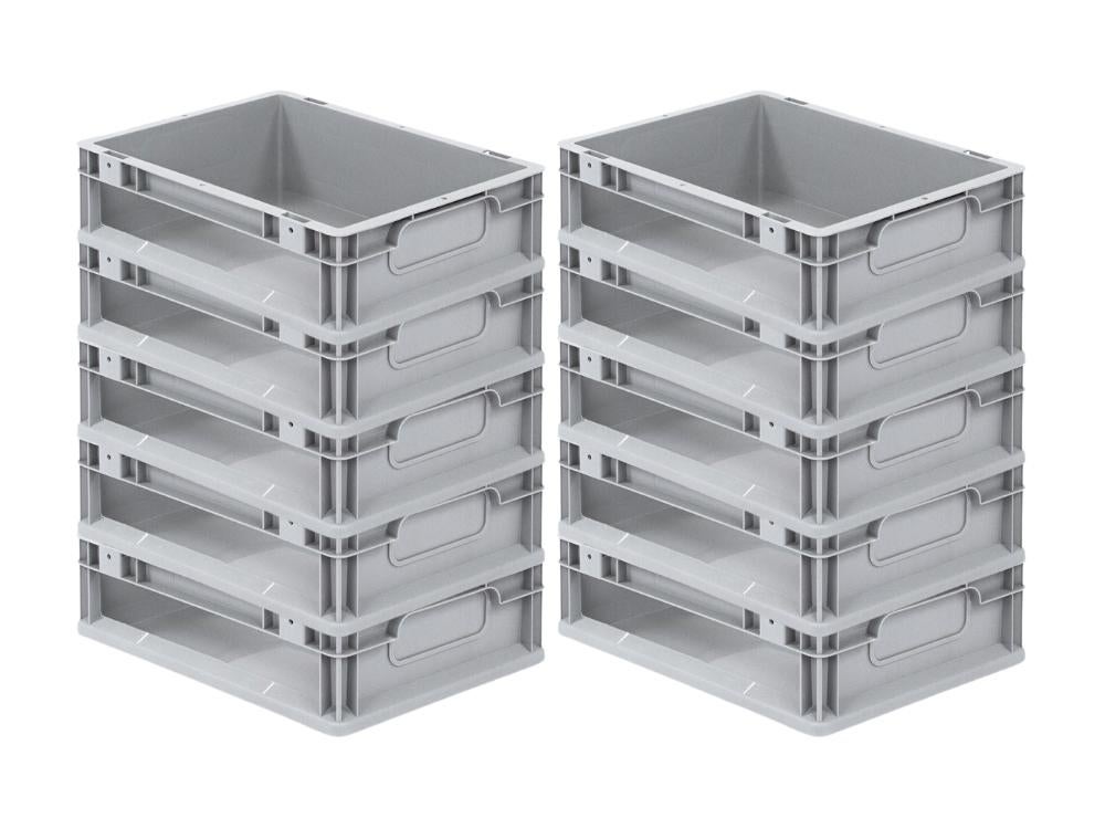 PROREGAL Eurobox NextGen Store HxBxD 12 x 30 x 40 cm 11 liter Zijwaarts open Euro container transportbox