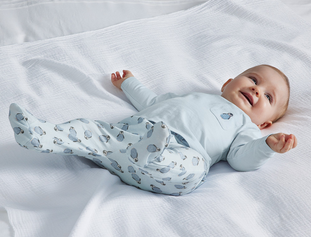 Pyjama bébé-Des petits pingouins