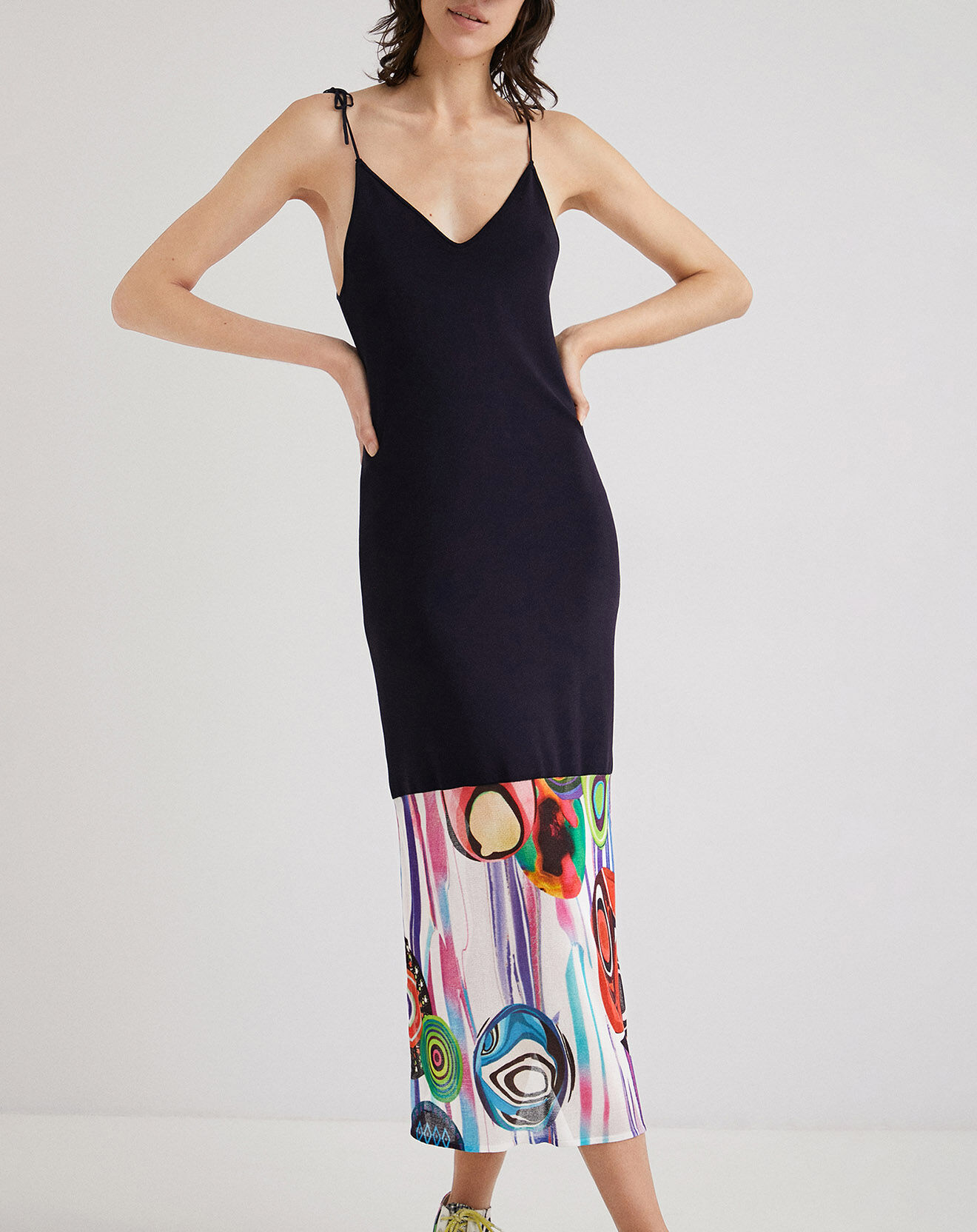 Desigual Robe Brunilda bleu marine