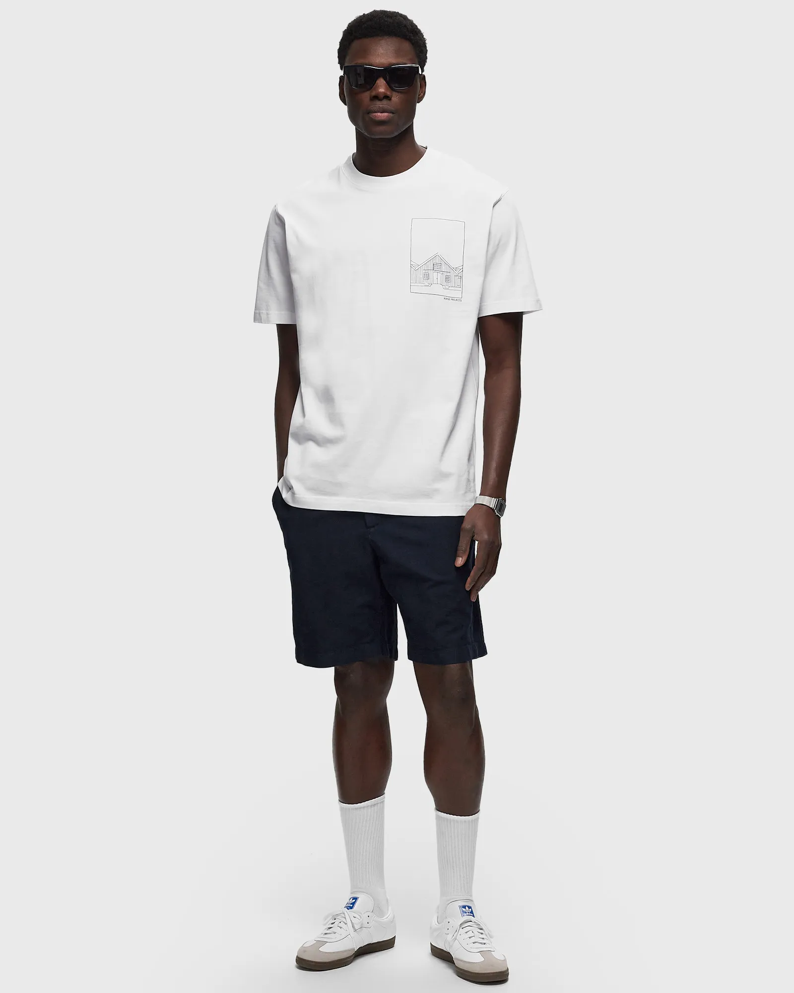 Norse Projects Johannes Organic Kanonbadsvej Print T-shirt