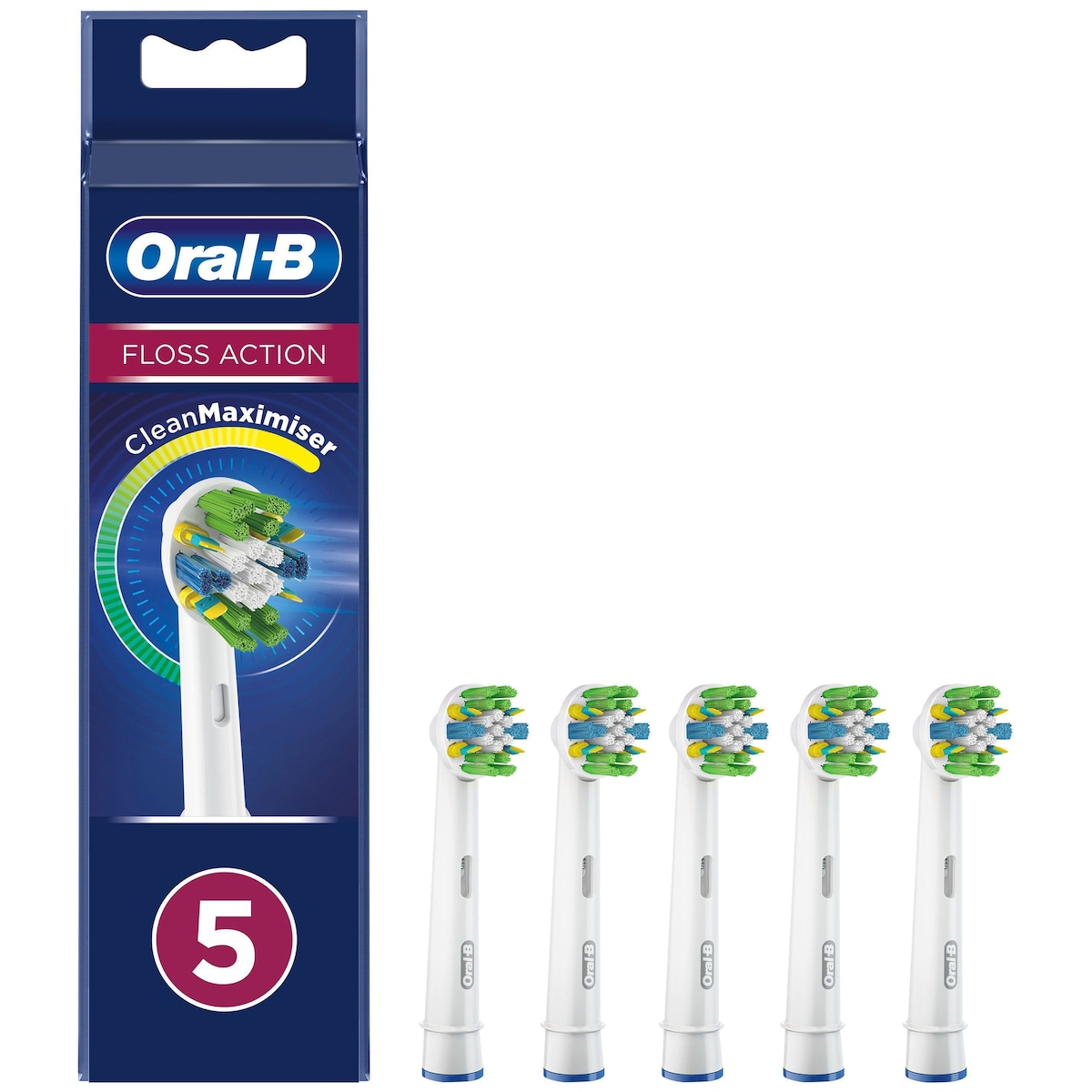 Oral-B Floss Action tannbørstehoder 325062 (5-pakning)