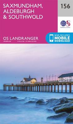 Saxmundham, Aldeburgh & Southwold - OS Landranger Map 156 (Sheet map, folded)