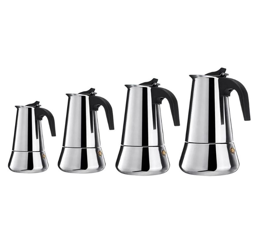 Cafetière italienne inox induction