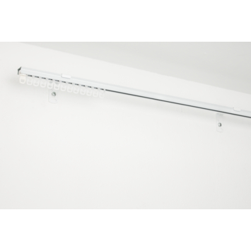 Intensions 6 cm wandsteun gordijnrail Plus wit 2 stuks