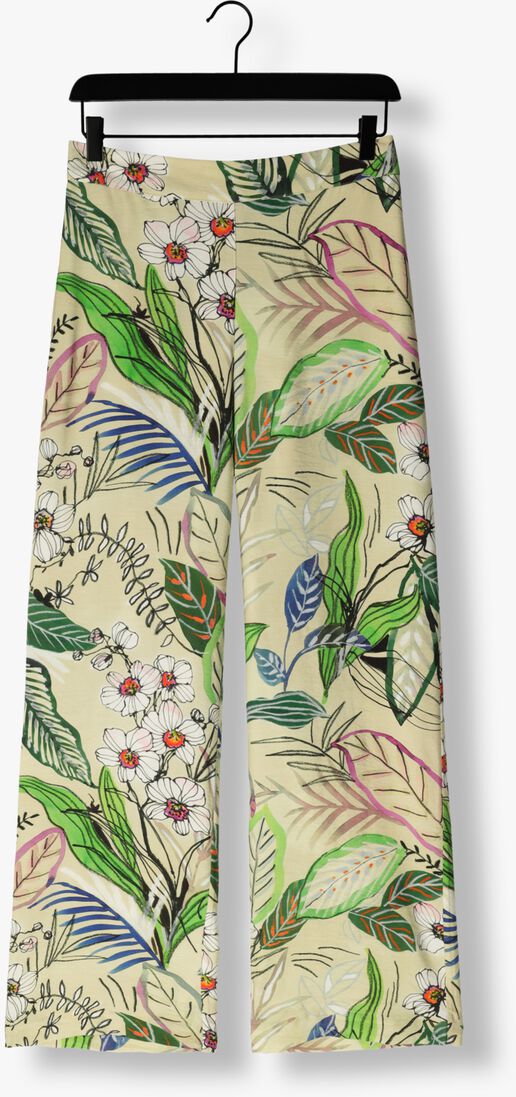 JANSEN AMSTERDAM zand jansen amsterdam wijde broek wb429 printed long pants