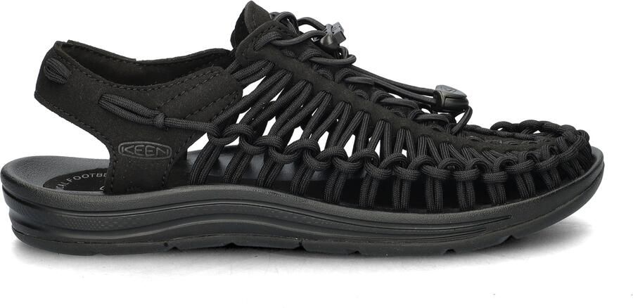 Keen Uneek Dames Sandalen Black Black Zwart Polyester K1014099
