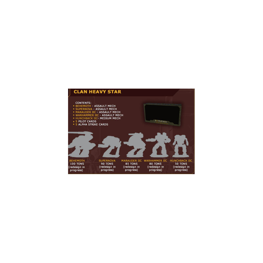 BattleTech - Clan Heavy Star