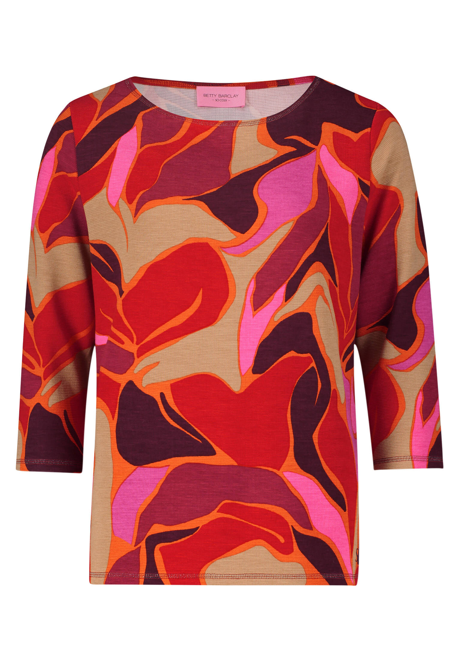 Betty Barclay| Damen Sweatshirt mit Rippenstruktur