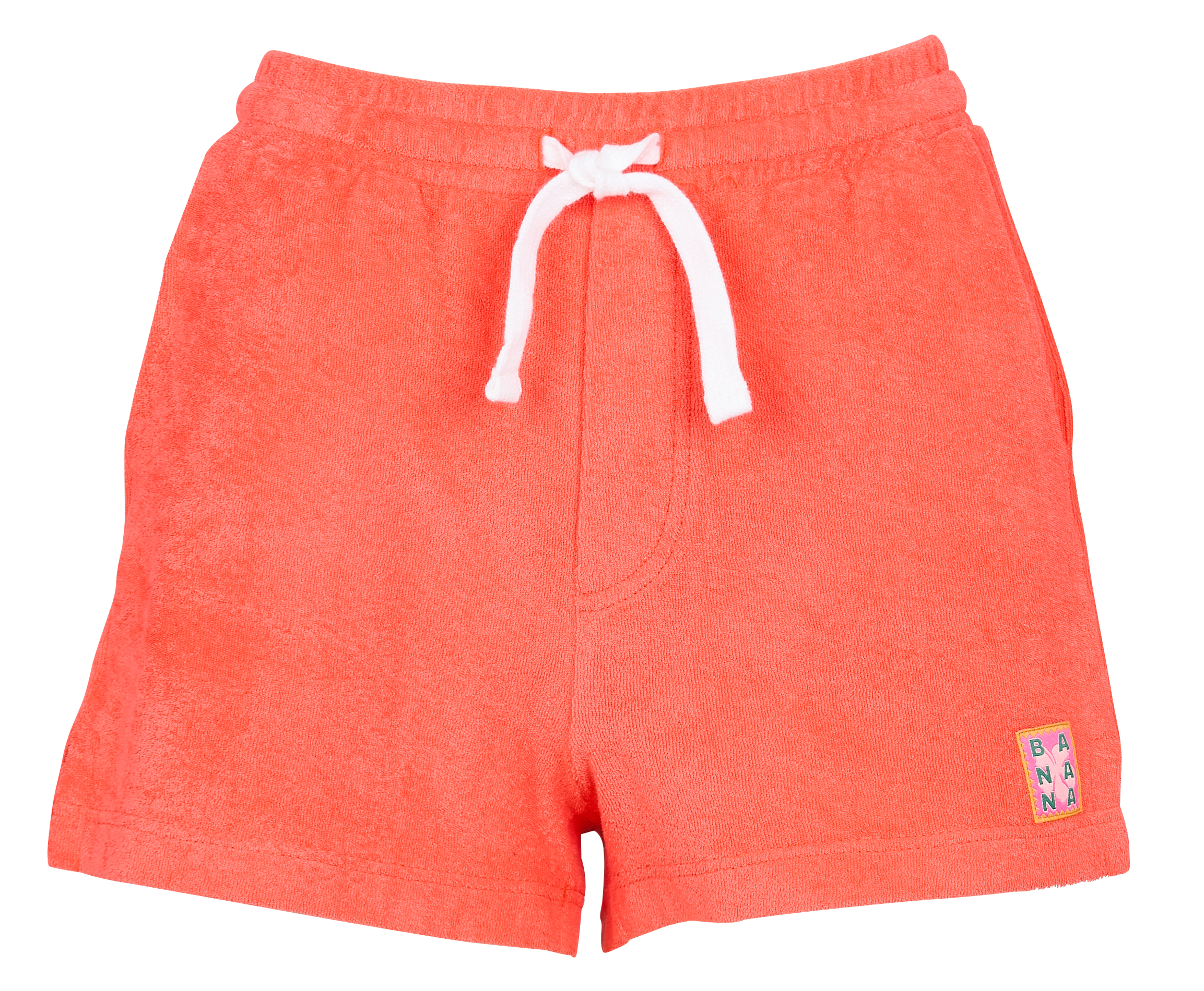 TAEKA SEASPONGE - Short droit en coton bio| Orange