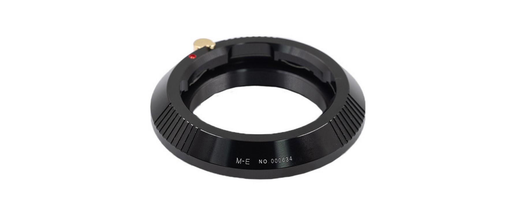 Objektiv-Adapter Leica M – Sony EAluminium-Adapter für Sony E Kameras