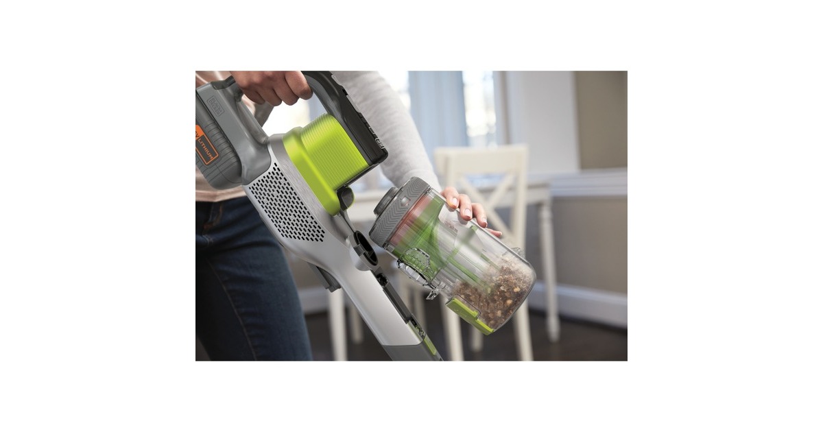 BLACK+DECKER36V 4-in-1 PowerSeries Extreme steelstofzuiger  (Zilver/groen)