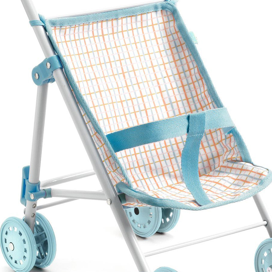 Djeco poppenbuggy pomea - canne - 44 cm