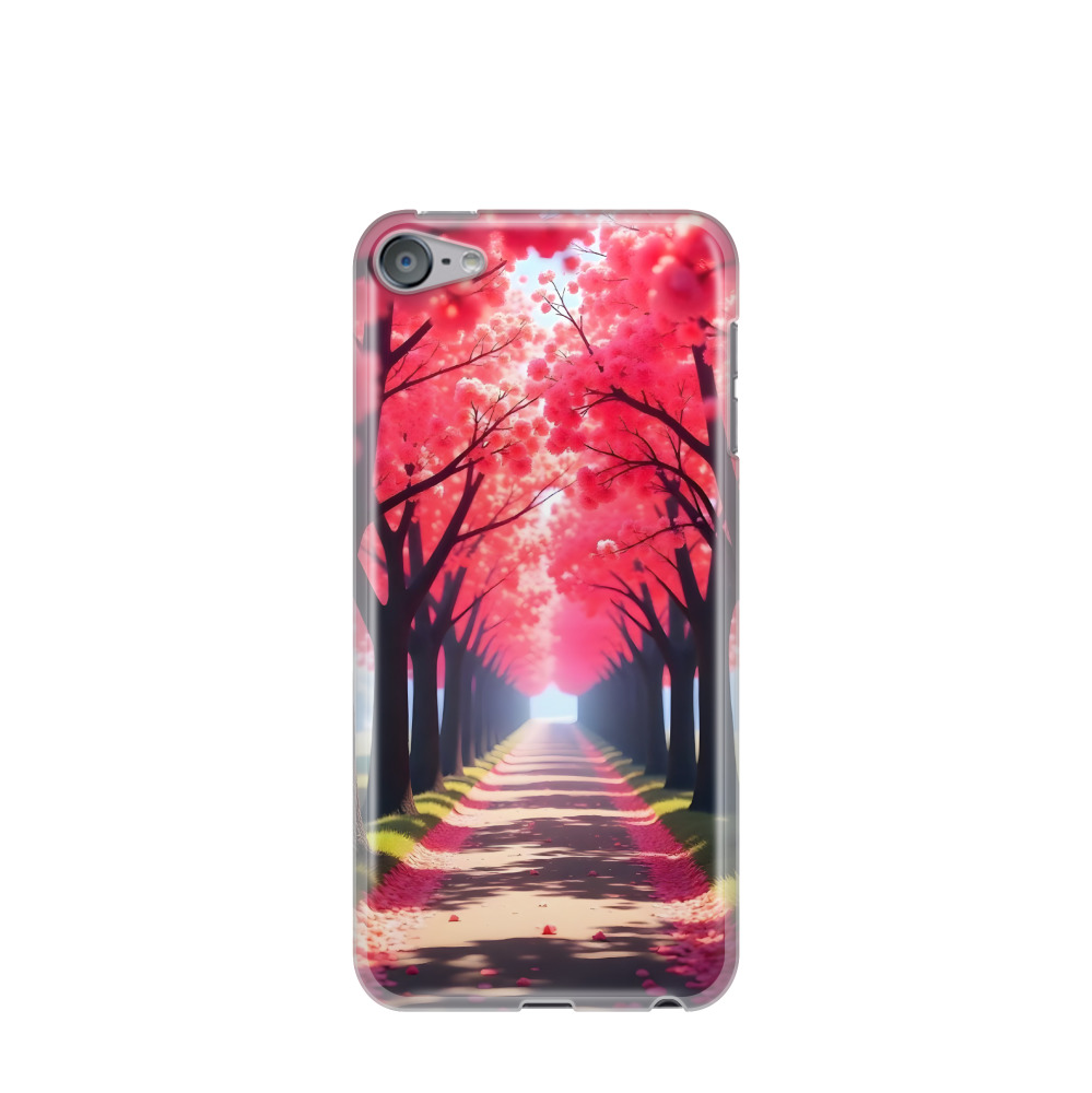 iPod Touch 7G Gummi Hülle Frühlingsallee - Versch. Farben
