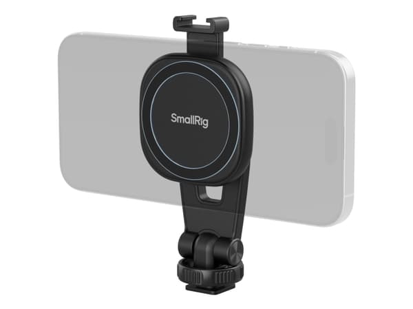SmallRig 5283 AC-10 Attachable Phone Clamp with Cold Shoe Mount