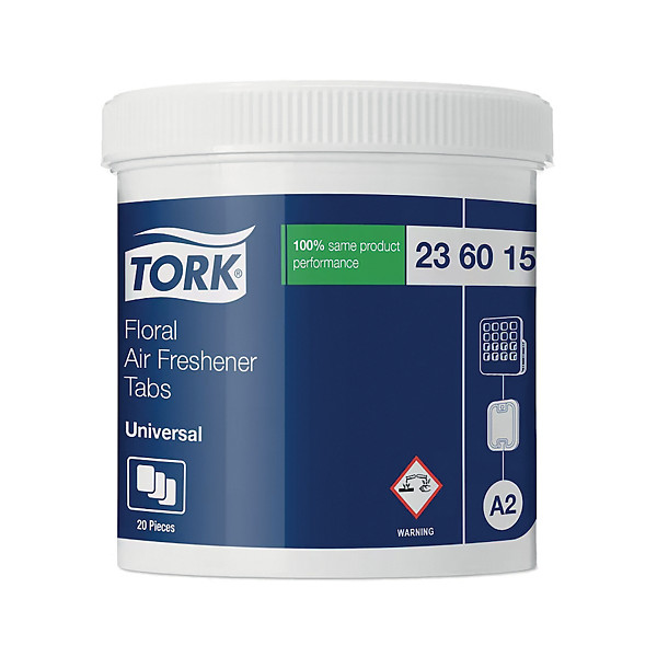 Pastilles désodorisantes Tork floral, boîte de 20