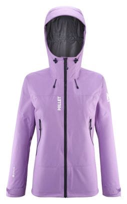 Veste Imperméable Femme Millet Kamet Gore-Tex Violet