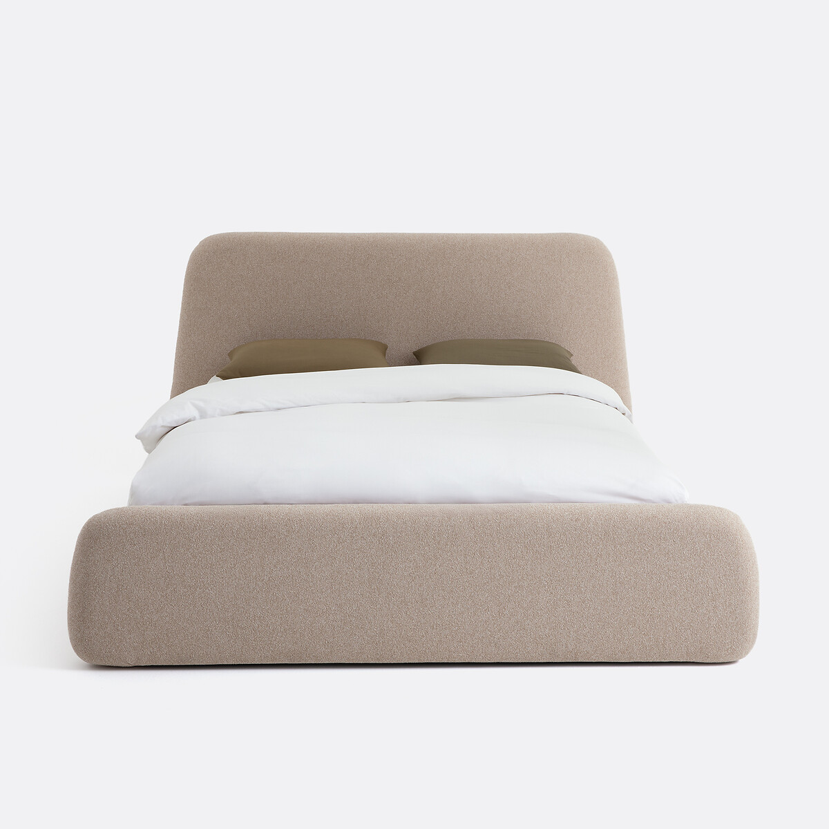 LA REDOUTE INTERIEURS<br>Cama com estrado de ripas, Stone