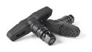 PATINS DE FREIN SALTPLUS PROPELLER CLEAR/BLACK (la paire)