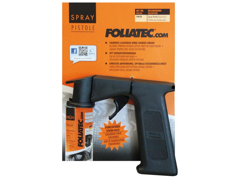 Foliatec Spraypistole Lackierpistole für Sprühfolien-Dosen