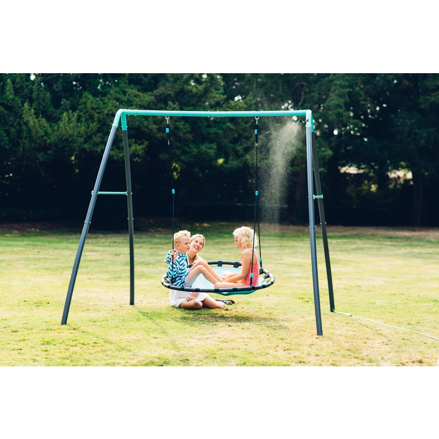 plum® Premium Metall Nestschaukel mit Nebelsprühfunktion
