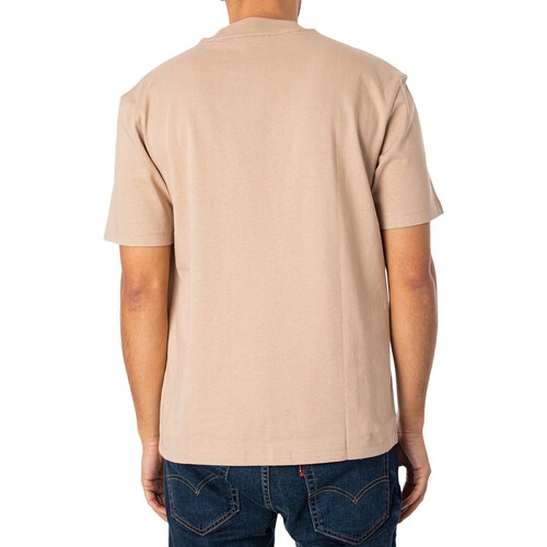 BOSS - Camiseta Dapolino Beige