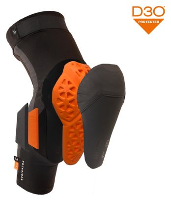 Genouillère Rockrider Feel D_Strong D30 Noir