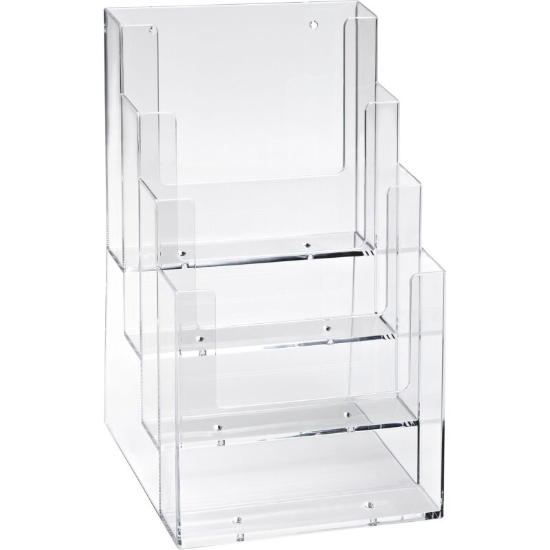 Présentoir de table 4 cases Taymar A5 transparent