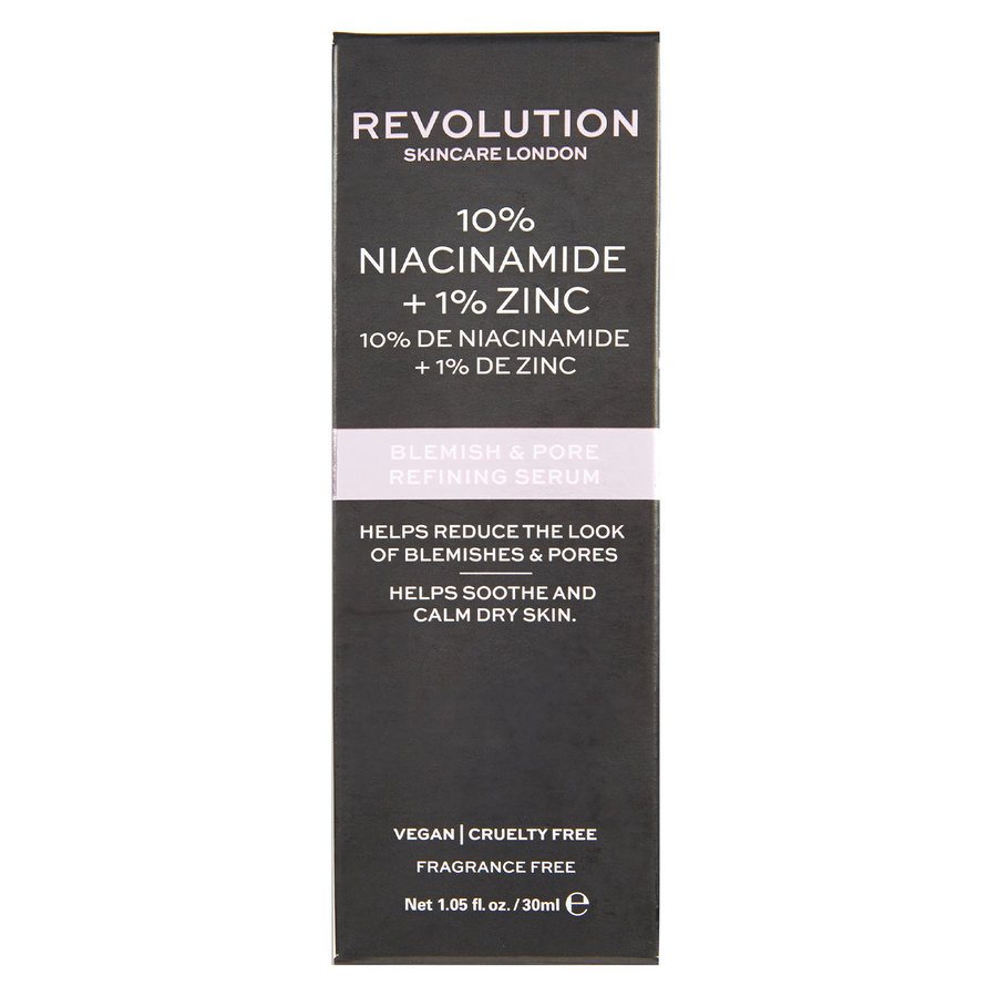 Revolution Skincare Blemish And Pore Refining Serum 10 % Niacinamide + 1 % Zinc 30ml