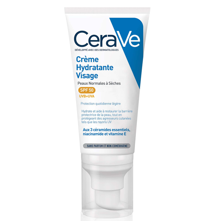 Crème hydratante visage SPF50 52ml